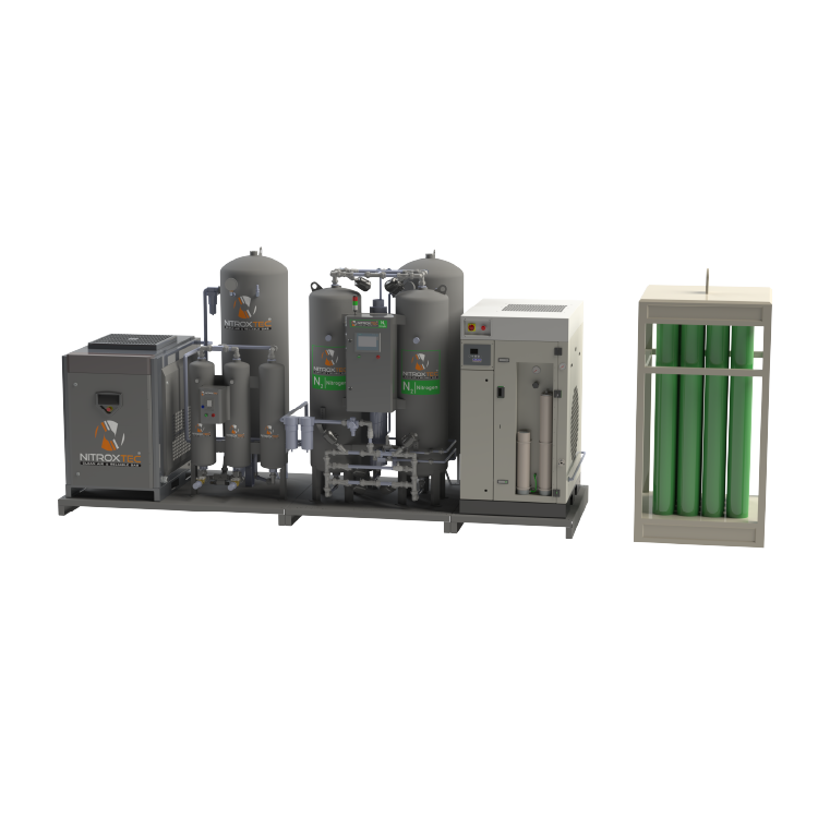 NITROPLACE Stickstoffgas-Produktions- und Speichersysteme für Laserschneiden (230–300 BAR)